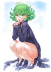  dress mogudan one_punch_man tatsumaki_(one_punch_man) thighs 