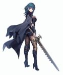  byleth fire_emblem fire_emblem_three_houses heels pantyhose steelleets sword weapon 