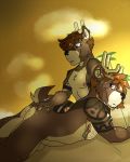  2019 absurd_res anthro anthro_on_anthro antlers armpit_hair balls beach butt casual_nudity cervid cloud detailed_background digital_media_(artwork) duo ear_piercing facial_hair father father_and_son fingering fingers fondling foreplay grope hair hi_res horn humanoid_penis incest kamos_(sylvanedadeer) male male/male male_penetrating mammal muscular muscular_male nipple_piercing nipples nude nude_beach outside parent penetration penis piercing sand seaside sex sky smile son sunset sylvane sylvanedadeer tattoo 