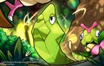  arthropod blitzdrachin caterpie food forest fruit grass insect invalid_tag metapod nintendo pecha_berry pidgey plant pok&eacute;mon pok&eacute;mon_(species) tree video_games 