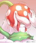  2018 ambiguous_gender big_tongue bodily_fluids bubonikku censored duo fellatio flora_fauna hand_on_head hi_res human lips male male/ambiguous mammal mario_bros nintendo not_furry oral penile penis piranha_plant plant saliva sex simple_background super_smash_bros. super_smash_bros._ultimate thick_lips tongue video_games white_skin wii_fit wii_fit_trainer 