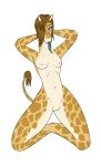  absurd_res female giraffe giraffid hi_res mammal pose sigur024 solo tongue 