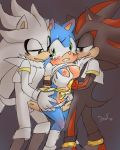  blush bodily_fluids breasts clothing crossgender frown group hi_res humanoid_penis krazyelf nipples penis pussy questionable_consent scared shadow_the_hedgehog silver_the_hedgehog sonic_(series) sonic_the_hedgehog tears undressing 