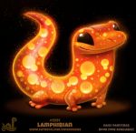  amphibian cryptid-creations humor mythological_salamander mythology pun salamander_(amphibian) smile solo visual_pun 