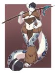  anthro clothing felid feline female hi_res lavenderpandy loincloth mammal simple_background solo standing torn_clothing tribal wide_hips 