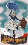  dress heels tagme umbrella violet_evergarden violet_evergarden_(character) 