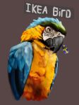  absurd_res ambiguous_gender avian bird feral flag hey-hello hi_res ikea_bird minecraft parrot pewdiepie solo video_games 
