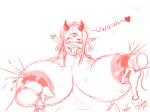  big_breasts breasts female female_focus group hi_res horn huge_breasts humanoid invalid_background invalid_color invalid_tag male male/female nipple_penetration nipples not_furry penetration puffy sketch solo_focus 