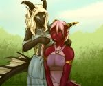 anthro deity dragon duo female friends icy-marth invalid_tag 