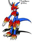  digimon flamedramon tagme 