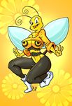  bee breasts buzz crossgender female honey_nut_cheerios insect jaeh looking_at_viewer mascot mascots nipples rule_63 smile solo wings 