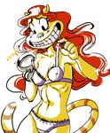  bra cat dr._hutchison dr_hutchison erect_nipples feline female grin hook mammal muscles nipples panties plain_background rocko&#039;s_modern_life rocko's_modern_life solo underwear unknown_artist white_background 