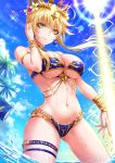  artoria_pendragon_(lancer) bikini fate/grand_order sakiyamama swimsuits wet 