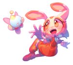  2019 anthro chao cheese_the_chao clothing cream_the_rabbit duo female footwear gloves handwear hi_res lagomorph long_ears mammal open_mouth simple_background sonic_(series) sysysy0302 video_games wings 