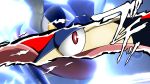  16:9 2019 ambiguous_gender amphibian angry anthro atlus close-up crossover glowing glowing_eyes greninja hi_res japanese_text long_tongue looking_at_viewer mediamaster_127 megami_tensei megami_tensei_persona ninja nintendo pok&eacute;mon pok&eacute;mon_(species) red_background red_eyes simple_background solo super_smash_bros. super_smash_bros._ultimate text tongue tongue_out video_games yellow_eyes 