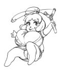  action_pose animal_crossing anthro big_breasts bottomwear breasts canid canine canis clothed clothing domestic_dog female floppy_ears happy huge_breasts isabelle_(animal_crossing) line_art mammal monochrome nintendo panties pose ranged_weapon shih_tzu skimpy skirt slingshot smile solo toy_dog underwear unknown_artist video_games weapon 