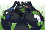  2019 abs anthro anthrofied balls erection front_view humanoid_penis legendary_pok&eacute;mon looking_at_viewer male muscular muscular_male nintendo nude pecs penis pok&eacute;mon pok&eacute;mon_(species) simple_background solo video_games voviat zygarde zygarde_complete_forme 