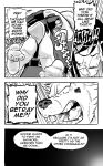  adelgund angry anthro avian beak bird canid canine canis clothed clothing comic daigaijin dialogue domestic_dog english_text female fight furryfight_chronicles german_shepherd herding_dog hi_res mammal pastoral_dog peki_polight text thong wrestling 