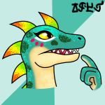  1:1 2019 digital_media_(artwork) fan_character fangs female fingers green_scales jose-497 lizalfos lizard meme nintendo open_mouth reptile roxanne_(jose-497) scales scalie sharp_teeth skyward_sword solo teeth the_legend_of_zelda tongue video_games yellow_eyes 