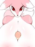  2019 anthro big_breasts breasts canid canine female fox fur huge_breasts mammal markings napdust nude penis pink_fur pink_vixen_(napdust) red_eyes sex solo_focus titfuck 