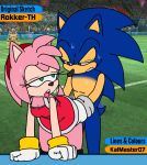  ahegao all_fours amy_rose bodily_fluids bowser clothed clothed_sex clothing crossover doggystyle eulipotyphlan female from_behind_position hedgehog hi_res koopa looking_pleasured male male/female mammal mario_bros nintendo olympics pants_down partially_clothed pent_up public public_nudity rokkerth scalie sex sonic_(series) sonic_the_hedgehog sweat thekaimaster07 video_games 