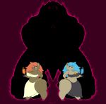  absurd_res domestic_pig female fire group hi_res ice mac-daddy_(artist) magic mammal silhouette suid suina sus_(pig) wild_boar 
