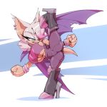  &lt;3 1:1 big_breasts bigdad breasts camel_toe chiropteran cleavage clothed clothing female hair hair_over_eye high_heeled_boots mammal rouge_the_bat simple_background solo sonic_(series) tongue under_boob wings 