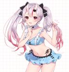  hololive horns nakiri_ayame swimsuits usano 