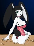  animal_humanoid clothing female hi_res humanoid kokido lagomorph lagomorph_humanoid leporid_humanoid lingerie mammal mammal_humanoid rabbit_humanoid solo 