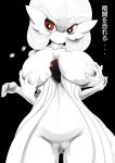  2019 absurd_res ashraely big_breasts blush breasts butt clothing digital_media_(artwork) female female_focus gardevoir grope hand_on_breast hi_res humanoid looking_at_viewer nintendo nipples not_furry nude pok&eacute;mon pok&eacute;mon_(species) pussy red_eyes simple_background solo solo_focus thick_thighs video_games 