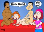  bad_guy cleveland_brown family_guy glenn_quagmire lois_griffin meg_griffin 