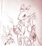  digimon guilmon renamon tagme 