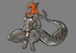  anthro bulge clothed clothing crossdressing crouching fish girly hair hands_behind_back male marine ni70 shark solo swimwear thick_thighs 