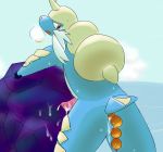  anal anal_beads anal_penetration bodily_fluids cum erection feral genital_fluids kurou-karasu male nintendo penetration penis pok&eacute;mon pok&eacute;mon_(species) samurott sex_toy solo video_games 