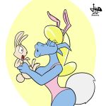  1:1 alice_(jamearts) clothing costume dragon duo hair hi_res jamearts kissing lagomorph leporid mammal rabbit 