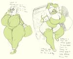  2019 anthro big_breasts breasts cleavage clothed clothing digital_media_(artwork) female fur hair hazel_(smuttysquid) hi_res huge_breasts jroy101 lemur mammal primate ring-tailed_lemur simple_background slightly_chubby solo strepsirrhine text thick_thighs video_games white_fur 
