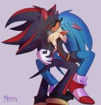  absurd_res anal blush bodily_fluids duo faptor hi_res male male/male penis shadow_the_hedgehog sonic_(series) sonic_the_hedgehog sweat 