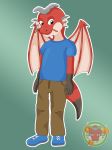  clothed clothing cub dragon ermentor hi_res scalie wings young 