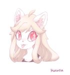  animal_humanoid anthro cat_humanoid chibi digital_media_(artwork) domestic_cat felid felid_humanoid feline feline_humanoid felis female hi_res humanoid makasia mammal mammal_humanoid simple_background sketch smile solo thea white_background 