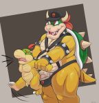  absurd_res age_difference anal anal_penetration bdsm big_dom_small_sub big_penis bowser bowser_jr. butt cub digital_media_(artwork) father father_and_son forced hair hi_res huge_penetration incest koopa large_penetration male male/male mario_bros nintendo nokemop overweight overweight_male parent penetration penis rape red_hair scalie size_difference slightly_chubby son tight_fit video_games young 