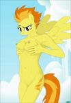  anthro breasts fab3716 female friendship_is_magic hi_res my_little_pony nude pinup pose solo spitfire_(mlp) wonderbolt wonderbolts_(mlp) 
