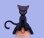  2019 a_cat_is_fine_too animated bestiality black_fur blush bodily_fluids darkmirage duo faceless_male female female_focus feral fur genital_fluids grinding high_framerate human human_on_feral interspecies luna_(sailor_moon) male male/female mammal open_mouth penis pussy_juice pussyjob red_eyes sailor_moon_(series) solo_focus tongue 