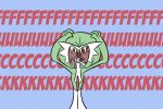  ambiguous_gender gardevoir humanoid mikaila_turkleson nintendo not_furry pok&eacute;mon pok&eacute;mon_(species) screaming solo teeth video_games vulgar 