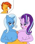  absurd_res anthro big_breasts breasts equid female friendship_is_magic group group_sex hi_res horn humanoid_penis male male/female mammal my_little_pony penis sex starlight_glimmer_(mlp) steelph sunburst_(mlp) threesome titfuck trixie_(mlp) unicorn 