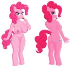  absurd_res anthro bedroom_eyes big_breasts breasts butt equid equine female friendship_is_magic half-closed_eyes hi_res mammal my_little_pony pinkie_pie_(mlp) pussy seductive steelph 