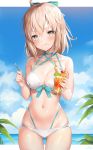  bikini cleavage fate/grand_order ishita_umi sakura_saber swimsuits 