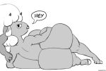  anthro big_breasts big_butt breasts butt hi_res mamal nintendo pok&eacute;mon pok&eacute;mon_(species) smushpretzel teasing video_games wooloo 