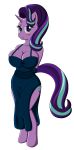  absurd_res anthro big_breasts blush breasts cleavage clothed clothing dress equid female friendship_is_magic hi_res horn mammal my_little_pony starlight_glimmer_(mlp) steelph unicorn 