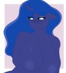 2016 absurd_res anthro big_breasts breasts equid female friendship_is_magic hi_res horn mammal my_little_pony princess_luna_(mlp) skyearts unicorn 