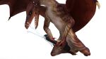  16:9 3d_(artwork) animal_genitalia animal_penis bodily_fluids cum daz_studio digital_media_(artwork) dragon equine_penis genital_fluids masturbation penis 